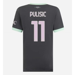 AC Milan Christian Pulisic #11 Dámské Alternativní Dres 2024-25 Krátký Rukáv